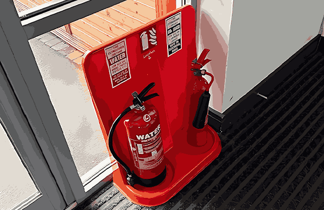 fire extinguisher holder