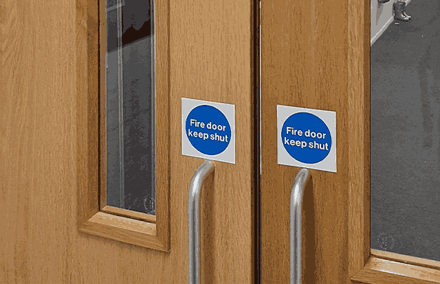 fire door keep shut